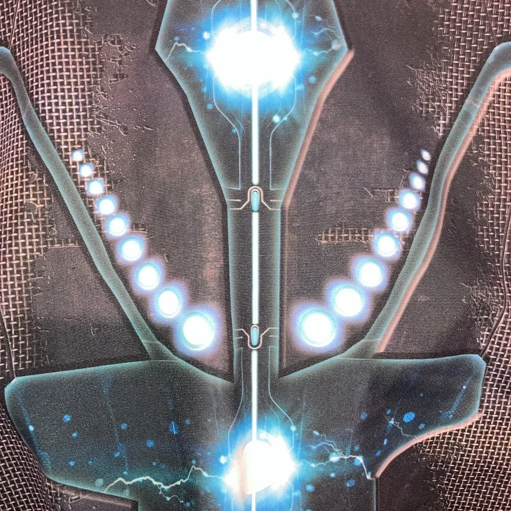 Badinka Futuristic Cyberpunk Mech Robot Crop Tank Top - Picture 7 of 10